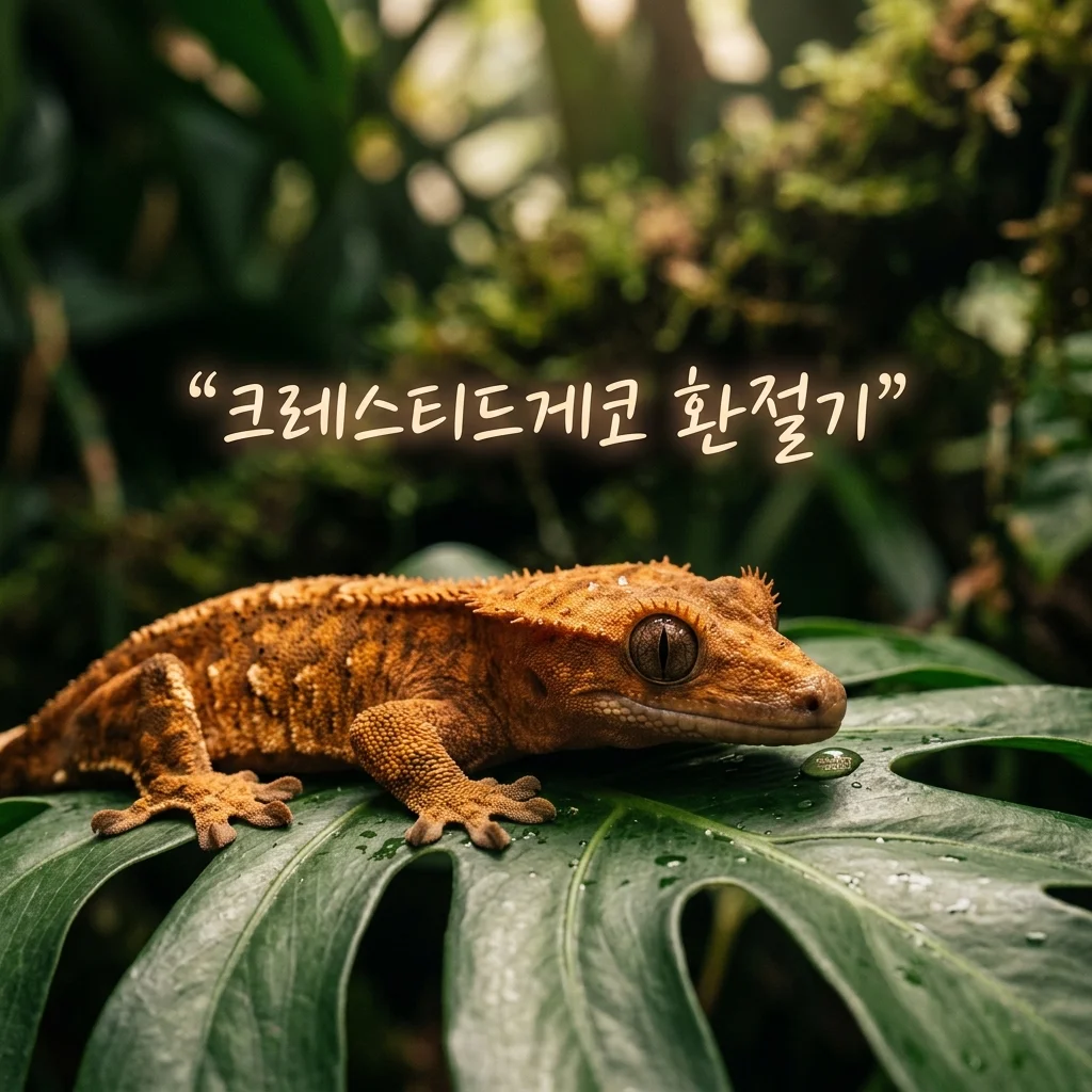 크레스티드게코 환절기 관리법, DewCre 기록 필수 체크리스트