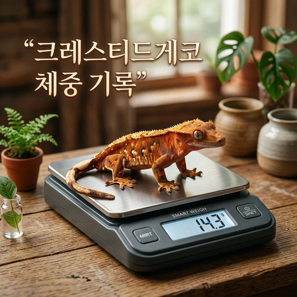 크레스티드게코 체중 기록 시작하고 느낀 가장 큰 장점 3가지