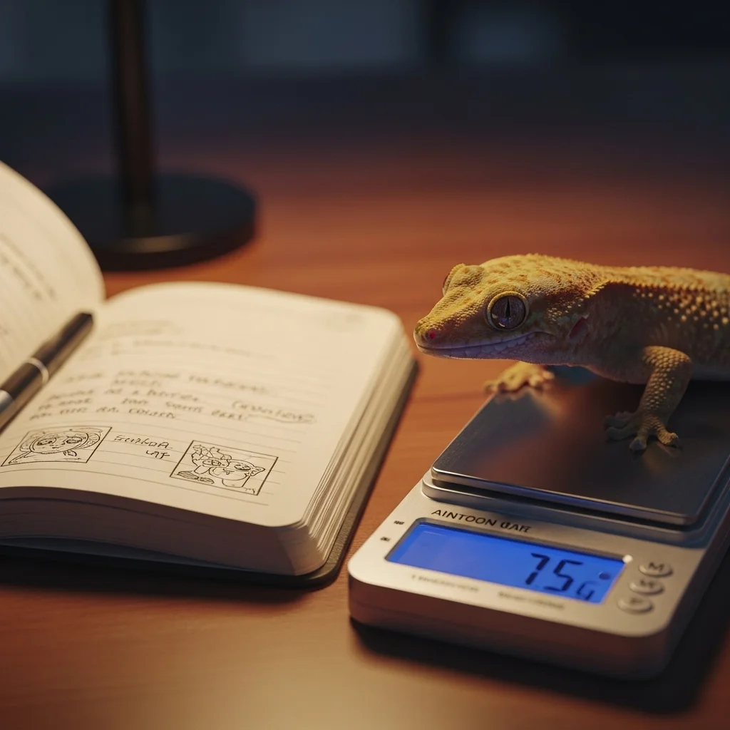 처음 시작한 크레스티드게코 체중 기록, 왜 필요했을까요?