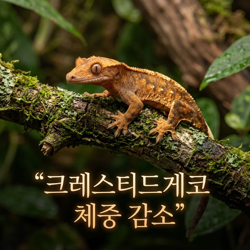 크레스티드게코 급격한 체중 감소 원인 5가지와 긴급 체크리스트