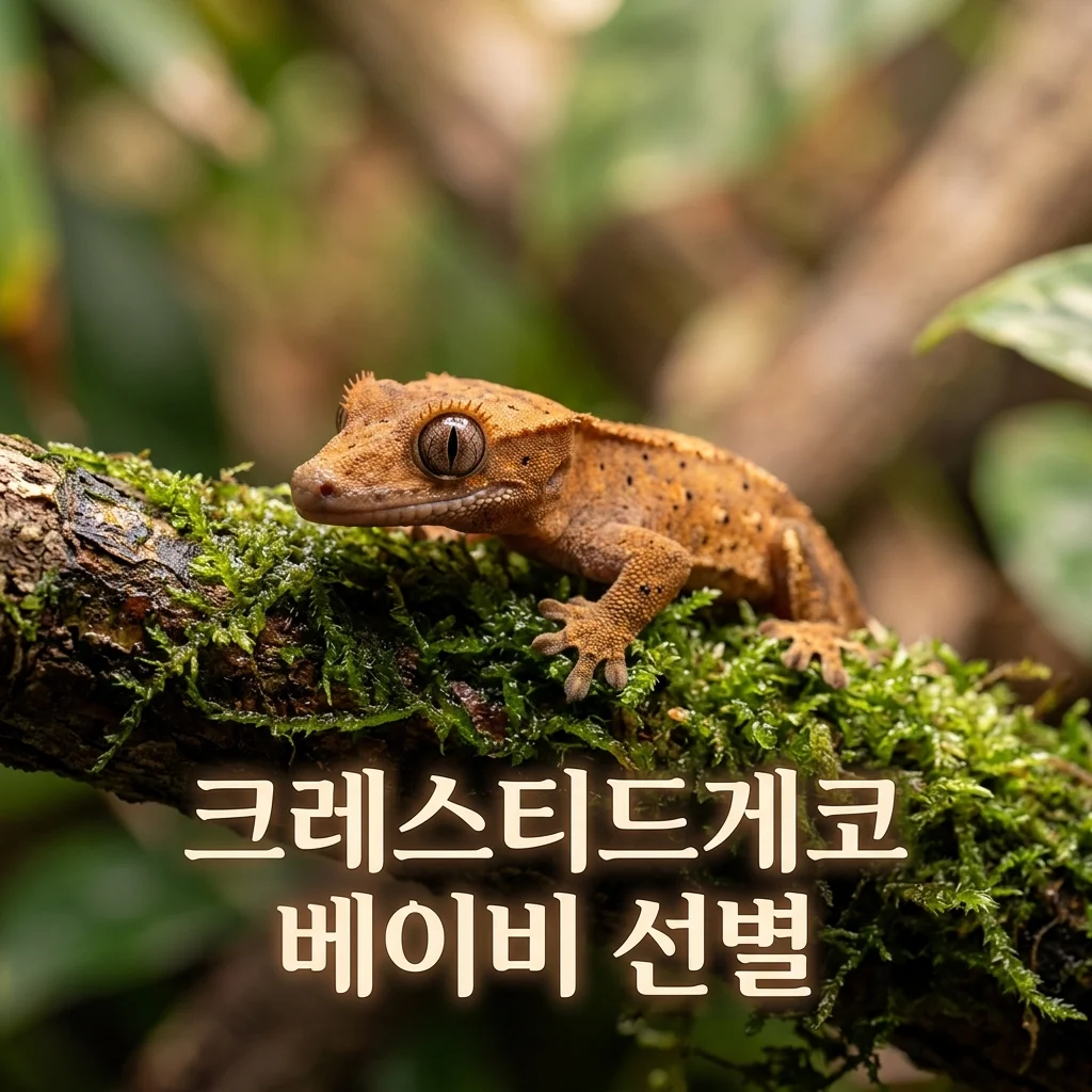 크레스티드게코 베이비 선별법: 장기적 가치를 결정하는 5가지 핵심 포인트