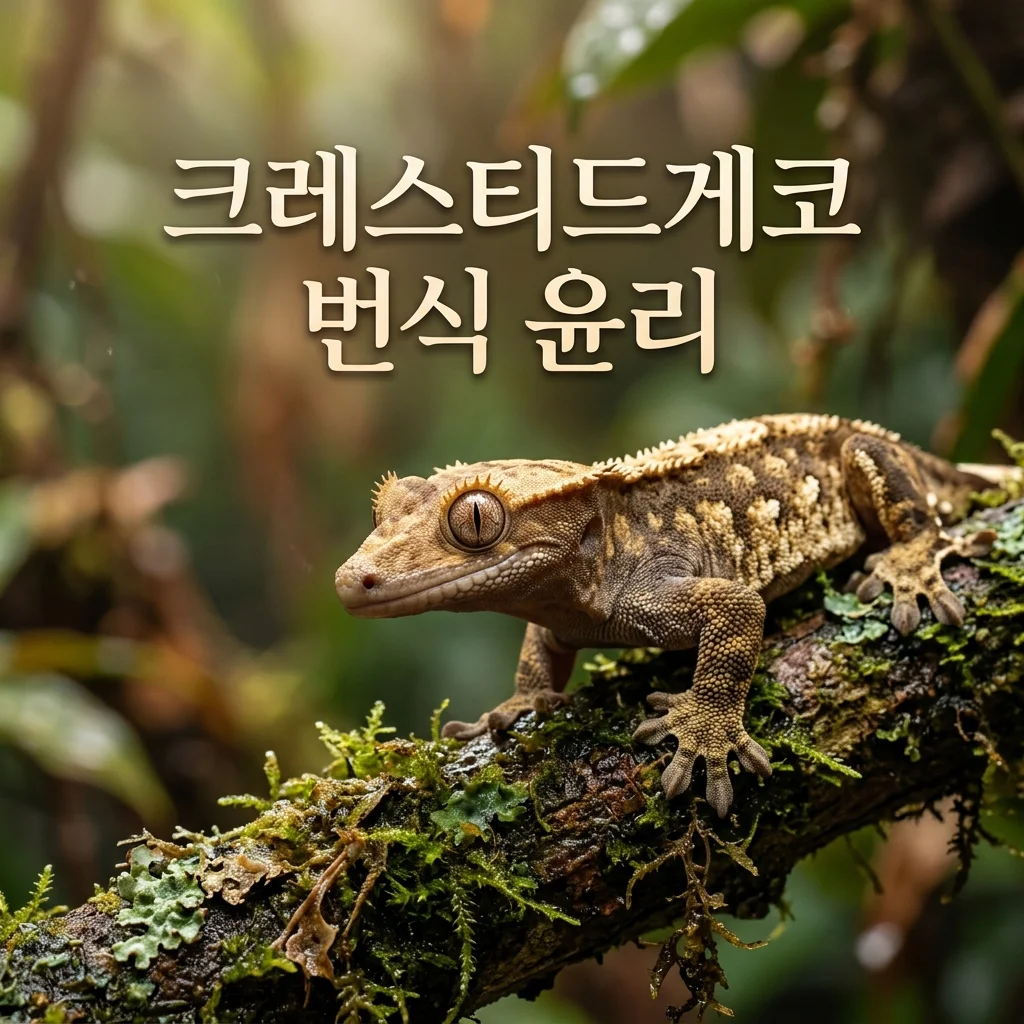 크레스티드게코 번식 윤리: 건강이 예쁜 모프보다 우선인 이유