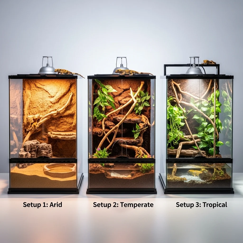 DewCre 기록: 유형별 선호 은신 위치 요약