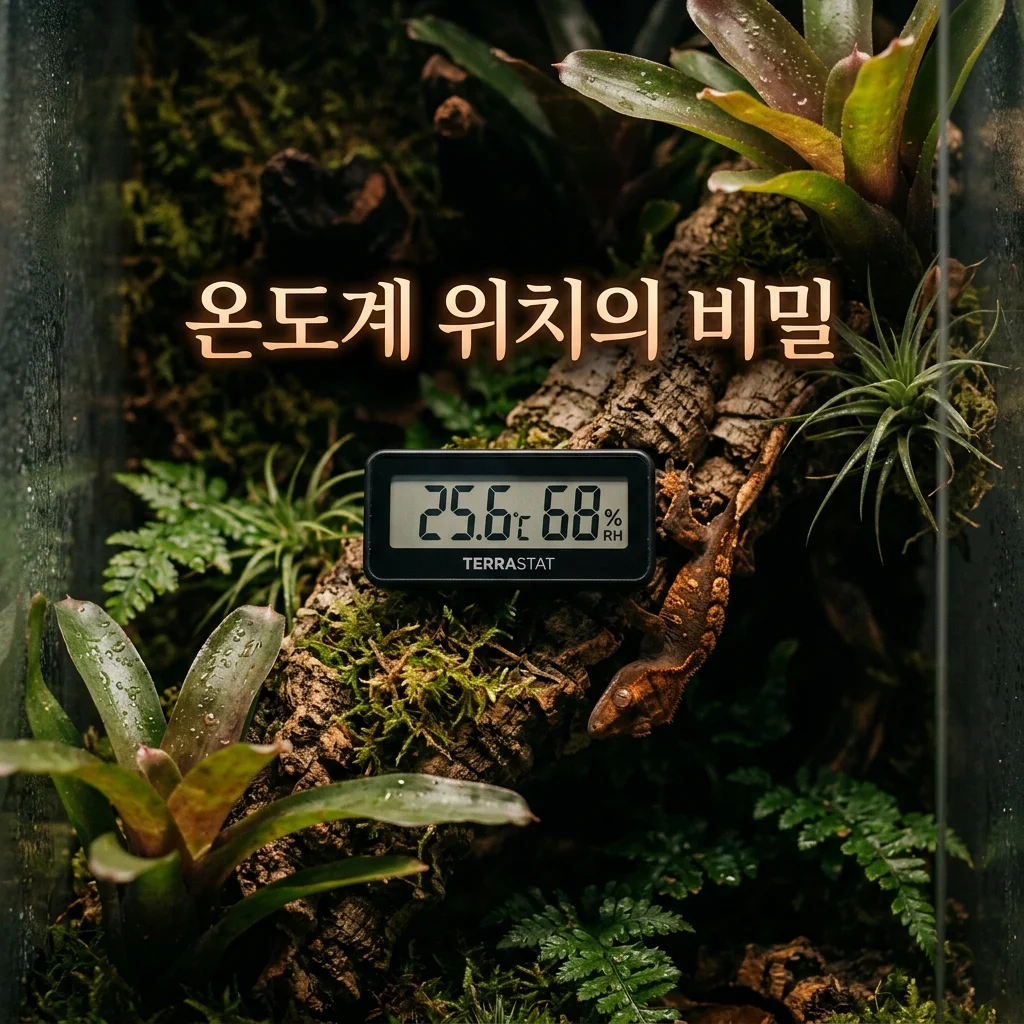 크레스티드게코 온도계 위치와 측정 오차: 직접 확인한 최적의 장소