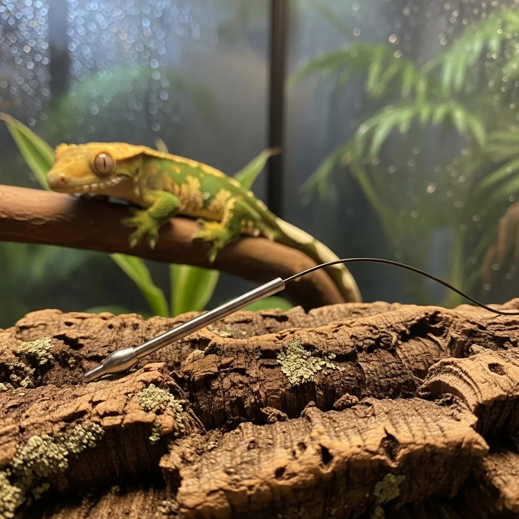 온도계 위치 하나로 바뀌는 크레스티드게코의 건강