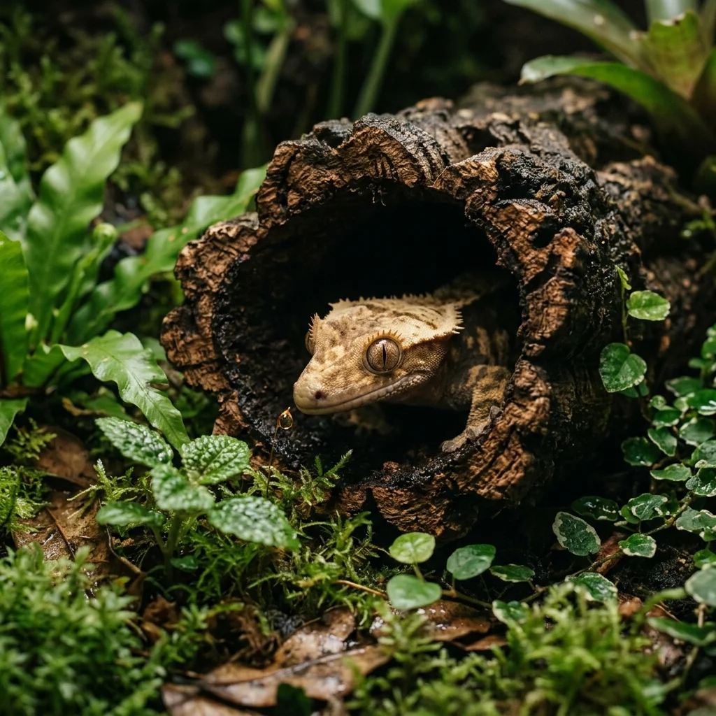 크레스티드게코 은신처 위치의 비밀, 행동 변화와 최적의 배치법
