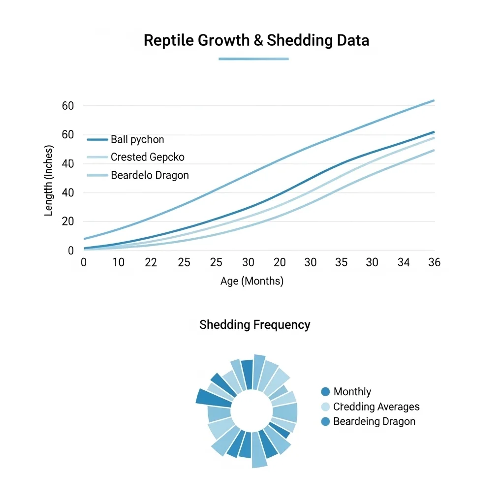 성장 단계별 표준 탈피 주기 데이터 비교