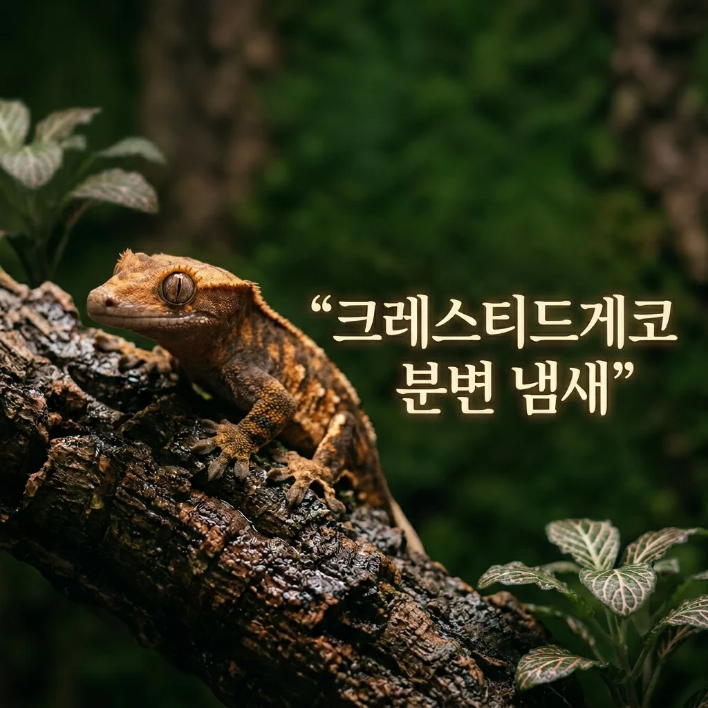 [사육가이드] 크레스티드게코 분변 냄새 심할 때 꼭 확인해야 할 5가지