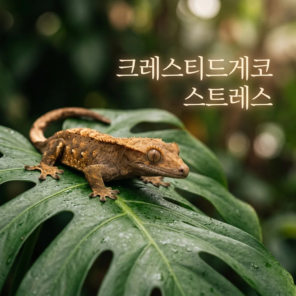 크레스티드게코 스트레스 완화 사육 환경 재설정 방법 5단계