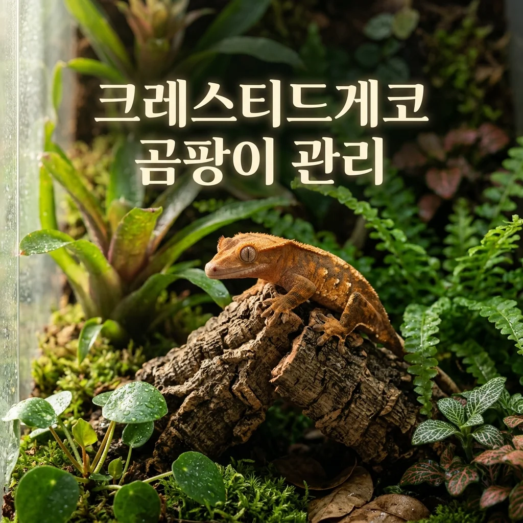 크레스티드게코 사육장 곰팡이 제거 및 재발 방지 루틴 (완벽 가이드)