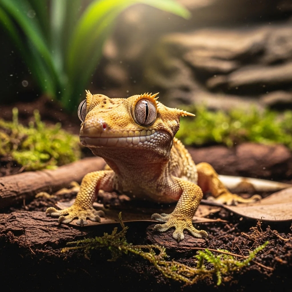 나무 위가 아닌 바닥? 크레스티드게코의 낯선 행동