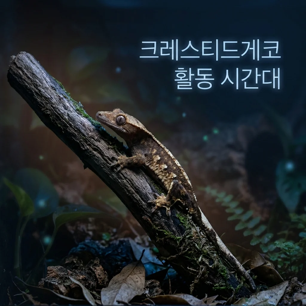 [DewCre 기록] 크레스티드게코 활동 시간대 패턴 분석: 야행성 도마뱀의 밤