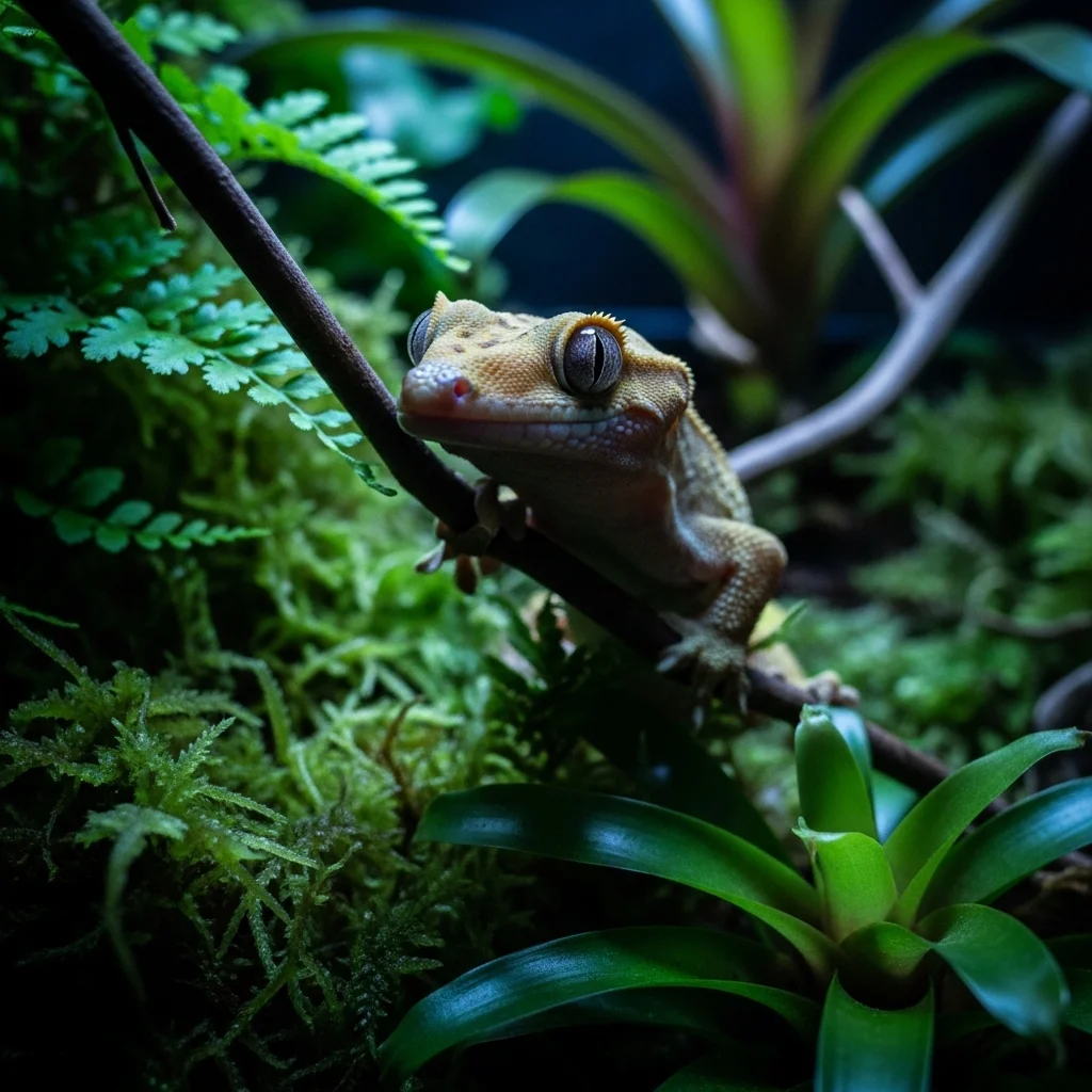 크레스티드게코는 밤에 무엇을 할까? 직접 기록한 활동 데이터
