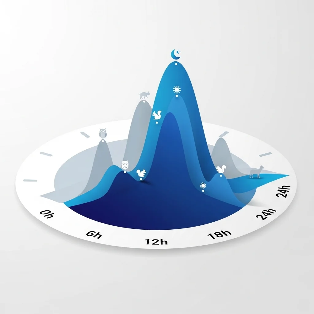 시간대별 활동량 변화 분석 데이터