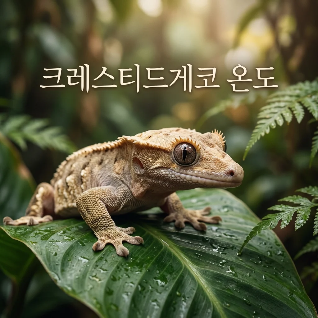 크레스티드게코 온도 급변 응급 대응 및 사육 가이드