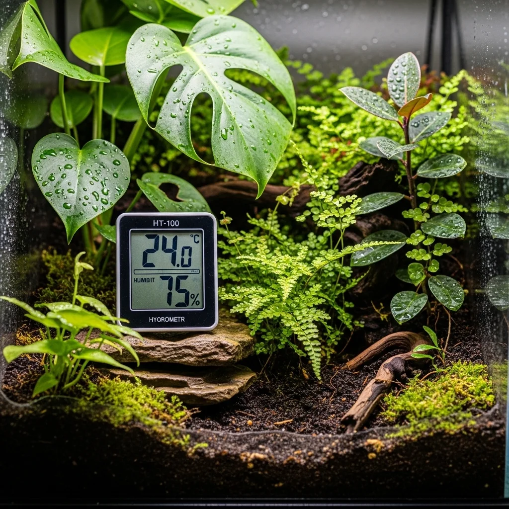 크레스티드게코를 위한 온도 구간별 가이드