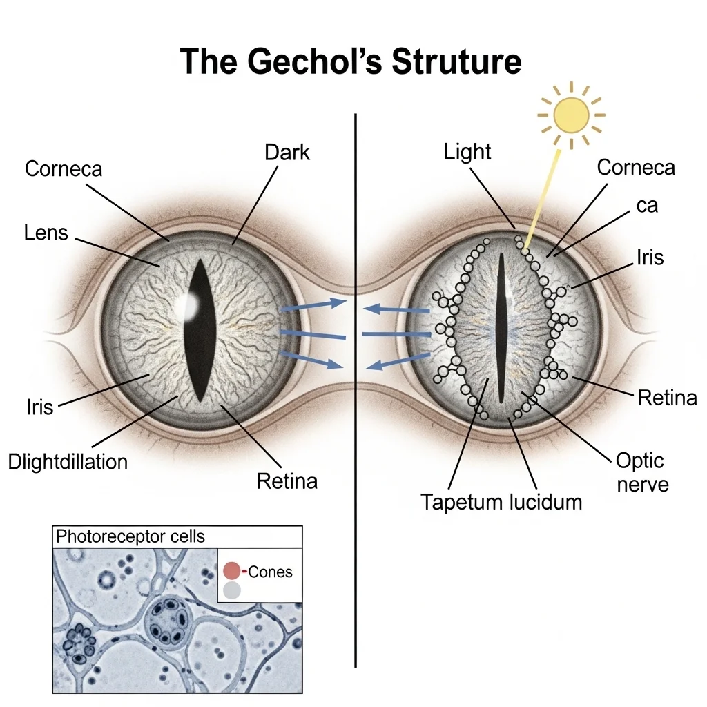 야행성 파충류에게 어둠이 필요한 과학적 이유
