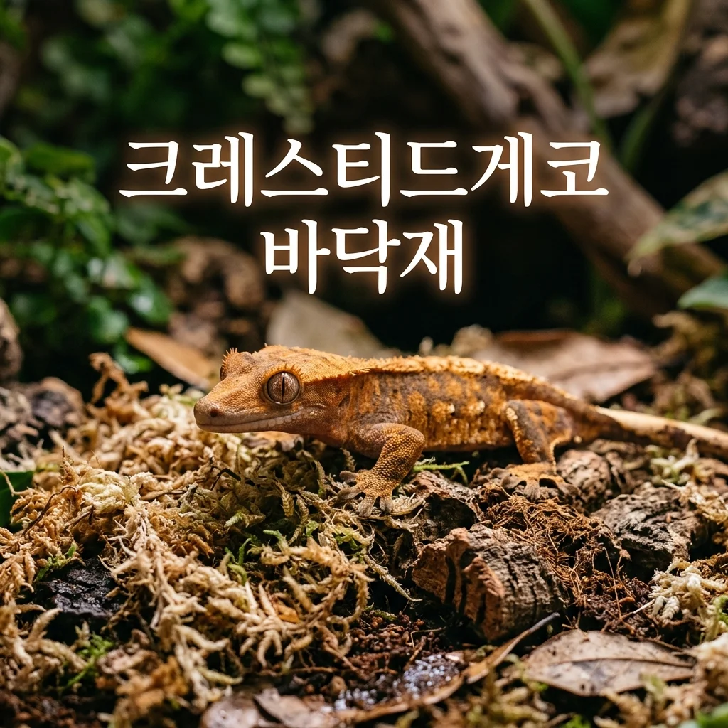 크레스티드게코 바닥재 종류별 장기 유지 난이도 비교 총정리