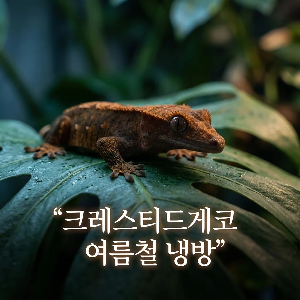크레스티드게코 여름철 냉방 주의점! 에어컨 사용 시 필수 가이드