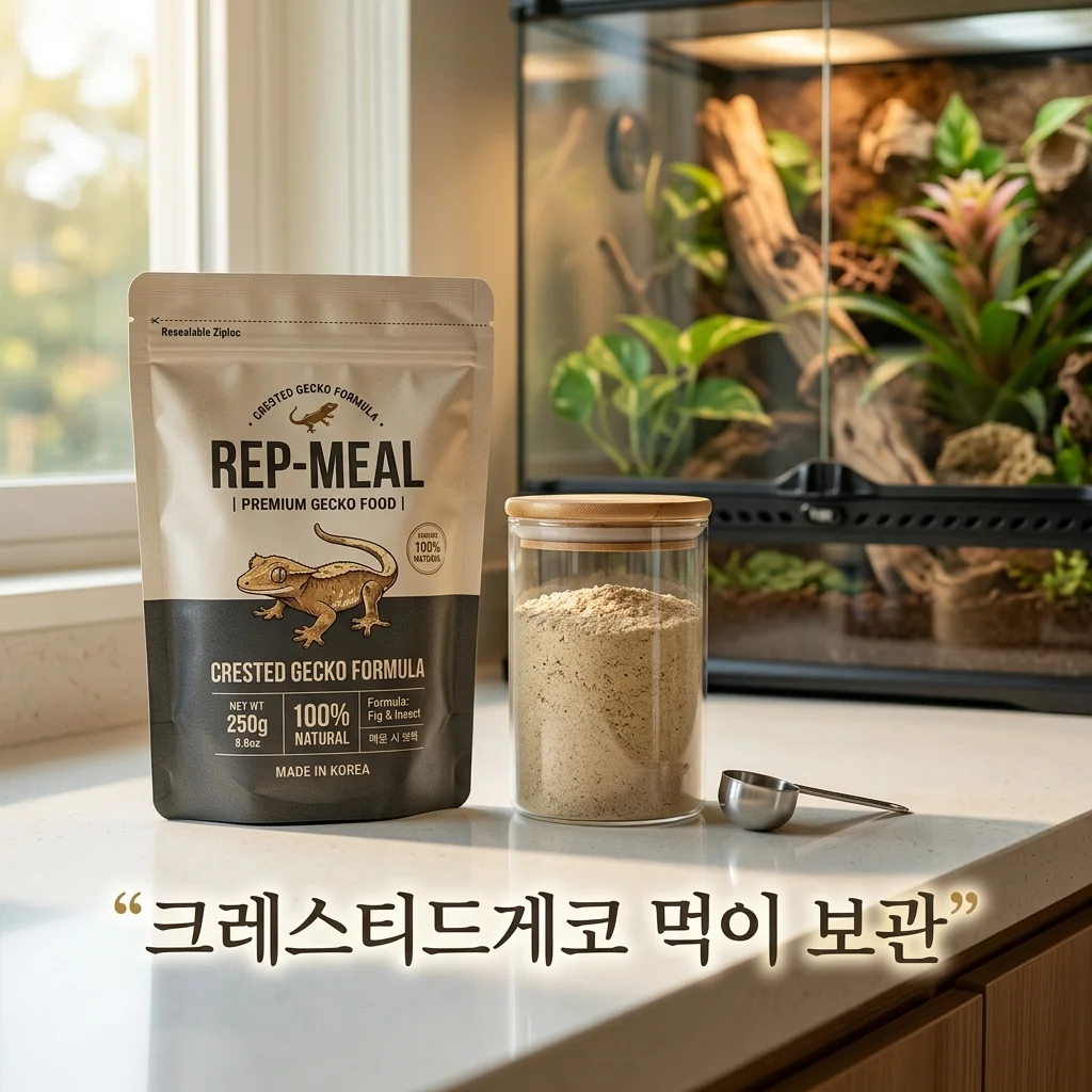 크레스티드게코 먹이 보관법, 품질 저하 막는 5가지 핵심 팁