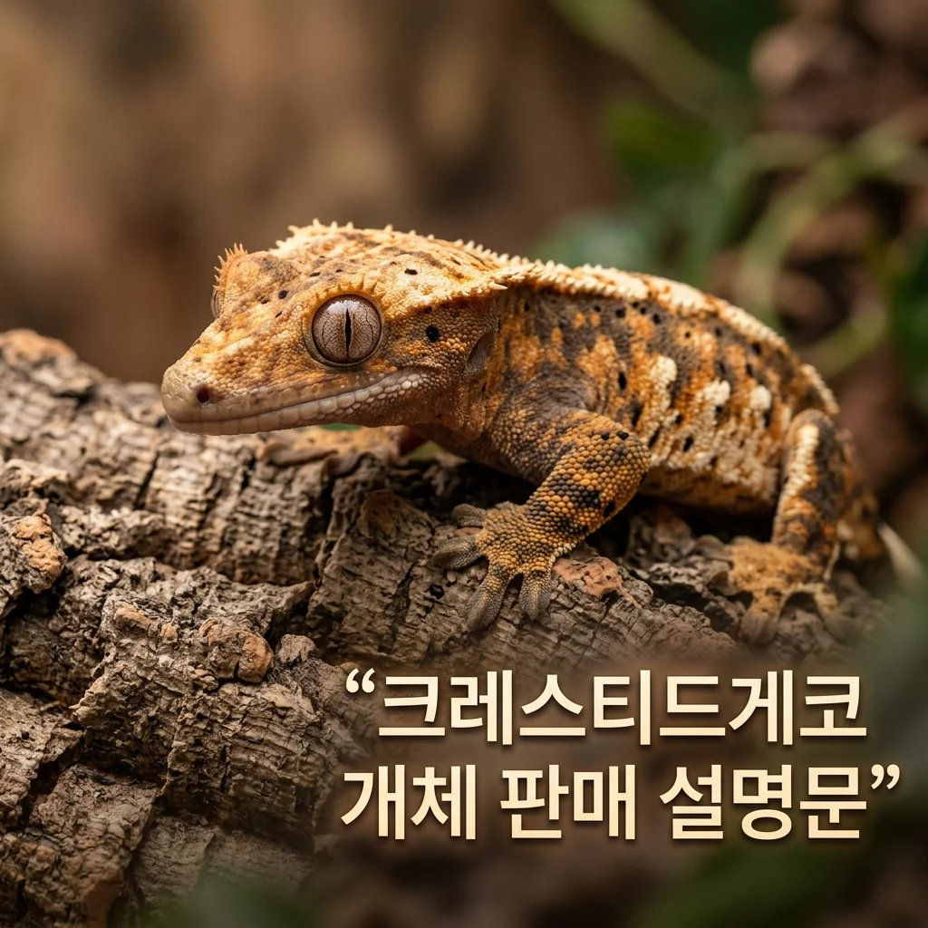 크레스티드게코 개체 판매 설명문 신뢰성 있게 쓰는 법 5가지