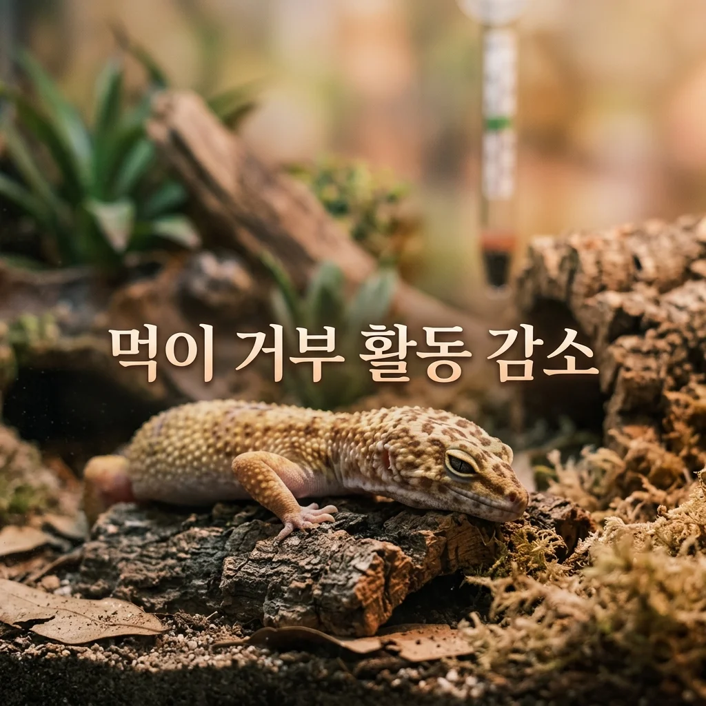 먹이 거부와 활동 감소 동시 발생? 사육 가이드 핵심 원인 분석 5가지