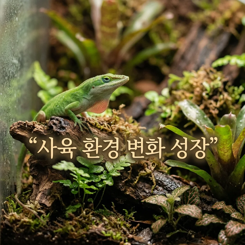 사육 환경 변화 후 성장 변화 기록: DewCre의 폭풍 성장 비결