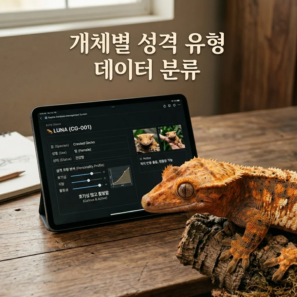 개체별 성격 유형 데이터 분류: DewCre의 체계적인 관리 노하우