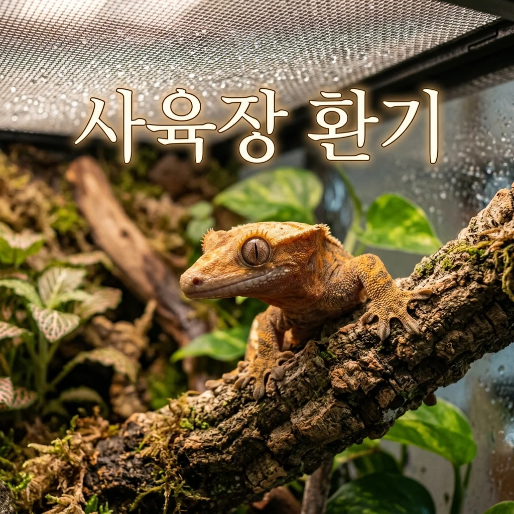 크레스티드게코 사육장 환기구 위치 실수? 치명적인 3가지 문제와 해결책