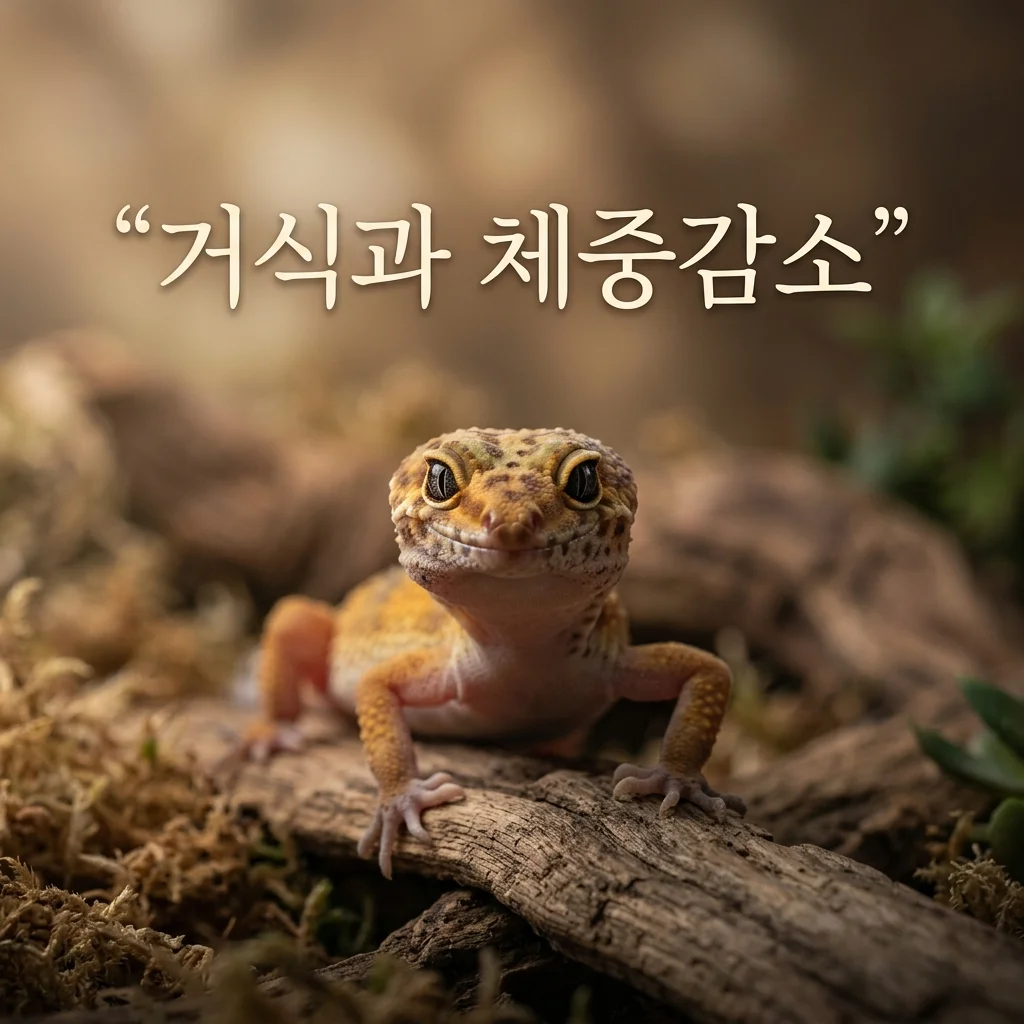 (사육가이드) 체중 감소와 거식 동시 발생 시 위험도 판단 가이드