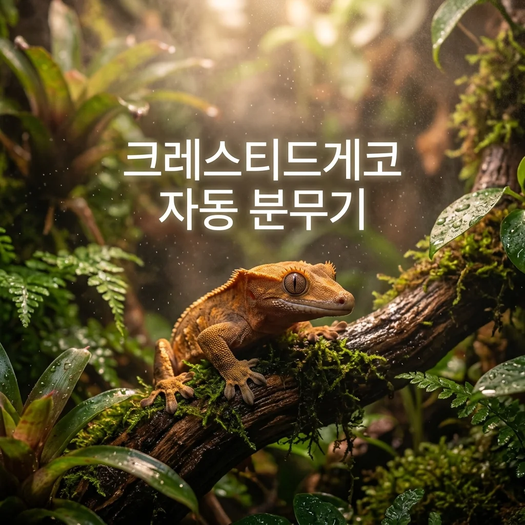 크레스티드게코 자동 분무기 장단점 비교: 수동 분무와 차이점은?