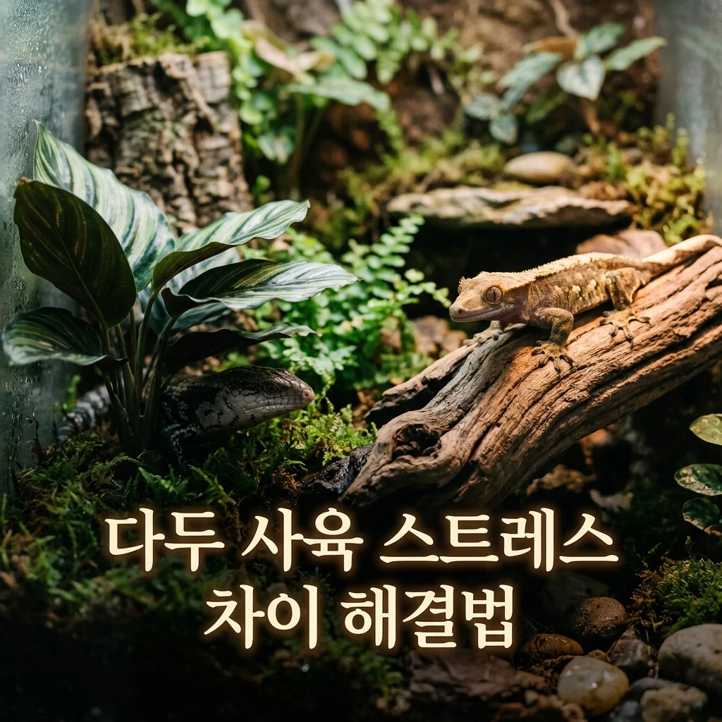 다두 사육 스트레스 차이 해결법 | 개체별 맞춤 케어 사육 가이드
