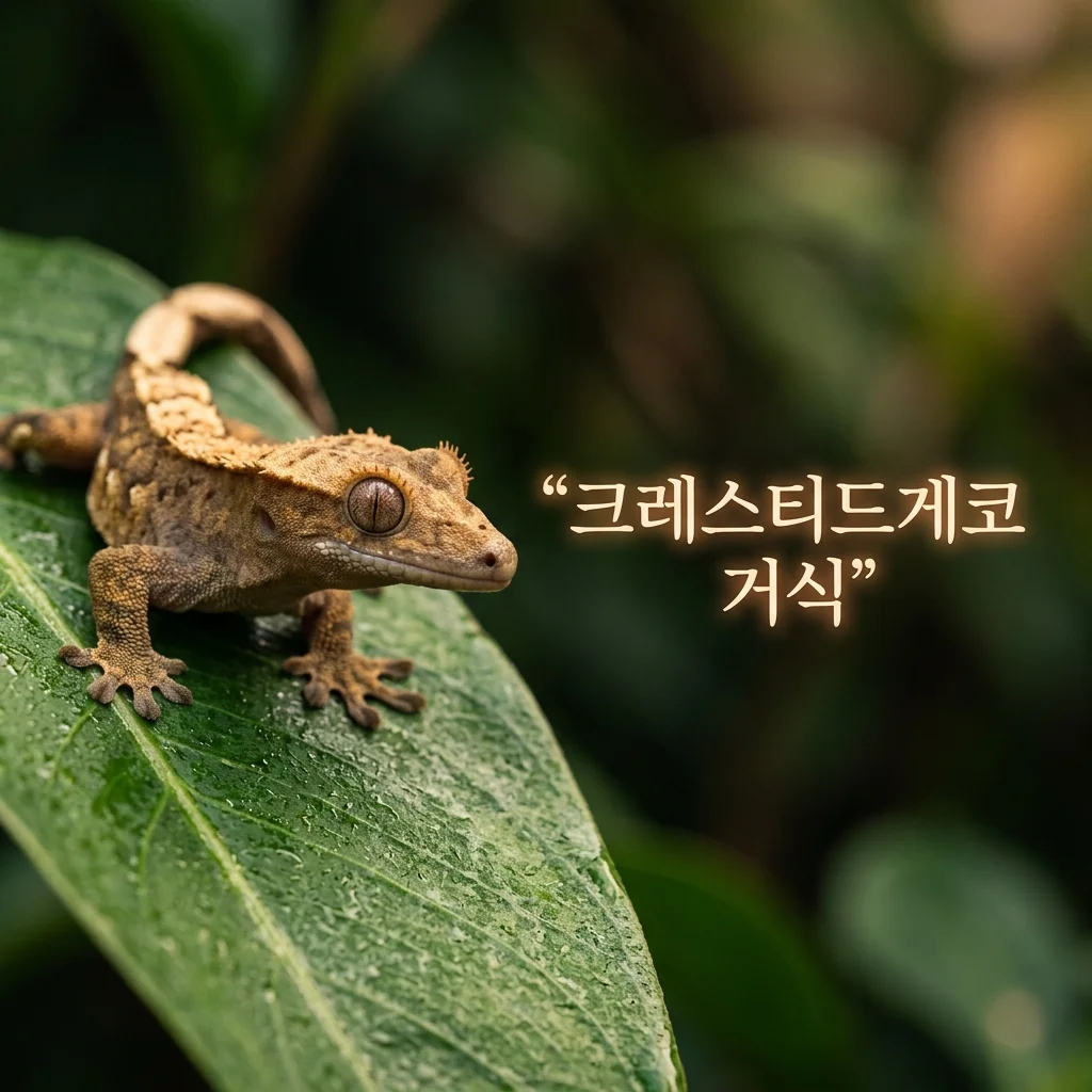 크레스티드게코 거식 해결, 환경 변수 체크하는 5단계 순서