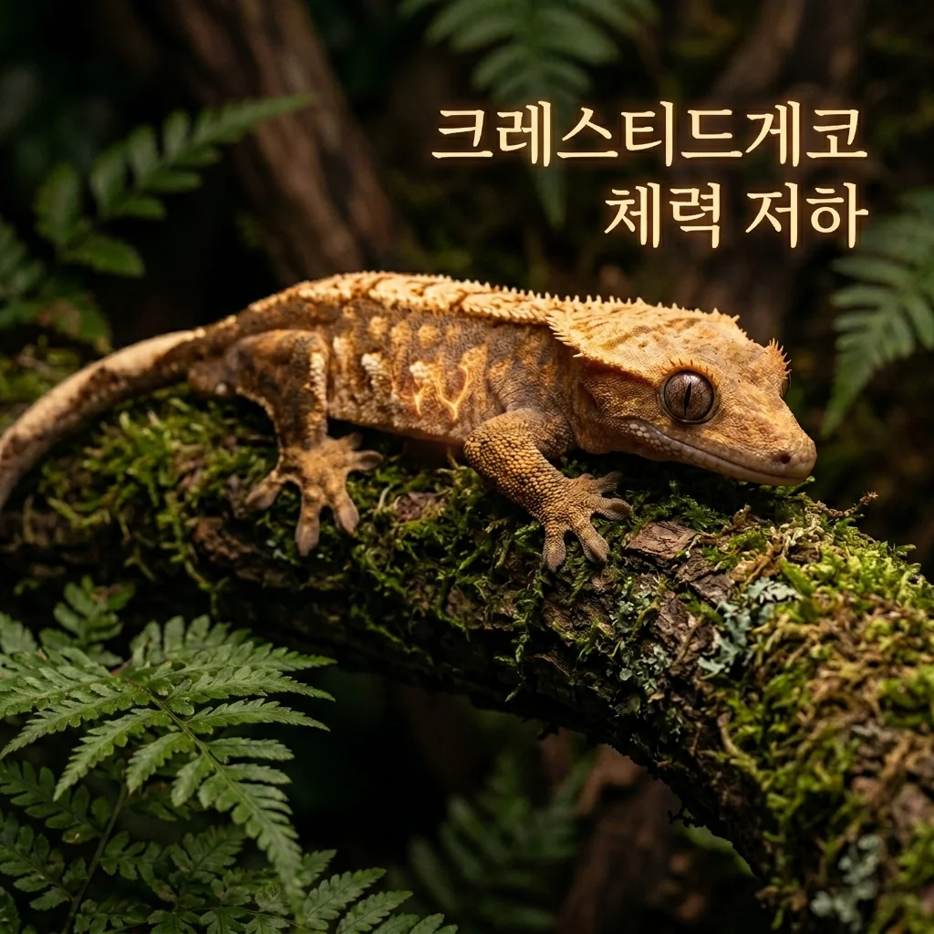 크레스티드게코 체력 저하 회복 가이드: 기운 없는 개체 살리는 5단계