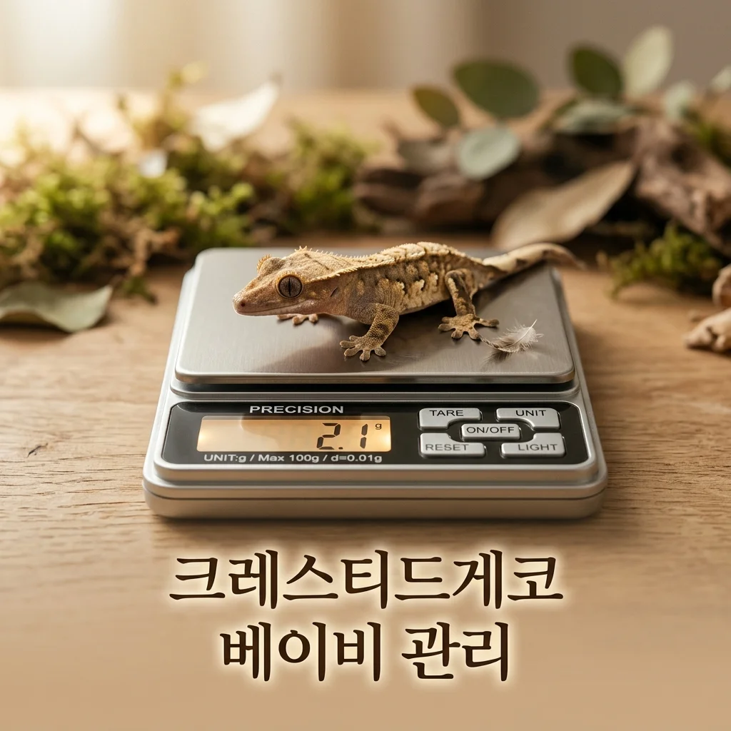 크레스티드게코 베이비 관리, 기록이 성패를 결정하는 3가지 이유