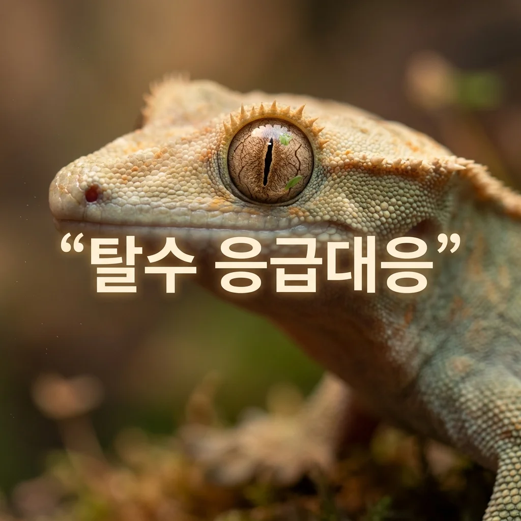 탈수와 눈 함몰 응급 대응 가이드: 집에서 하는 5단계 처치법