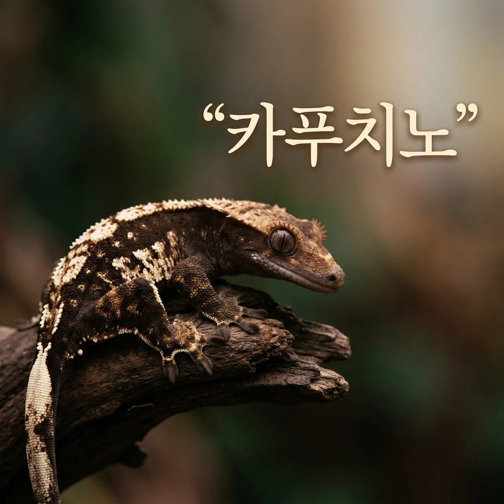 크레스티드 게코 카푸치노 모프 가이드 유전과 프라푸치노 특징