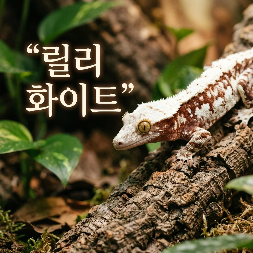 릴리 화이트 크레스티드 게코 모프 특징과 유전 브리딩 가이드