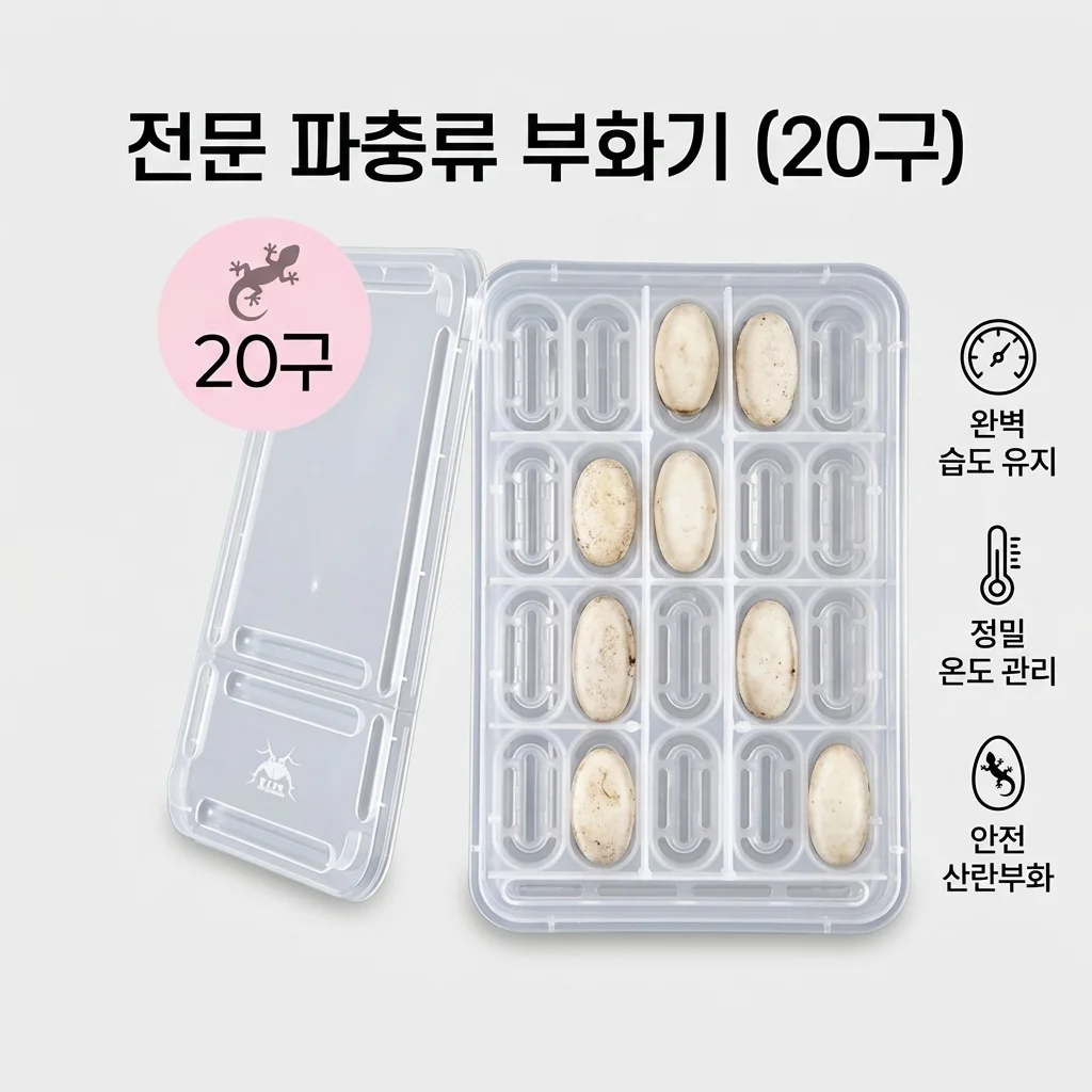 파충류 부화기 20구 게코 도마뱀 알 인큐베이터, 산란 준비 시 체크할 기준