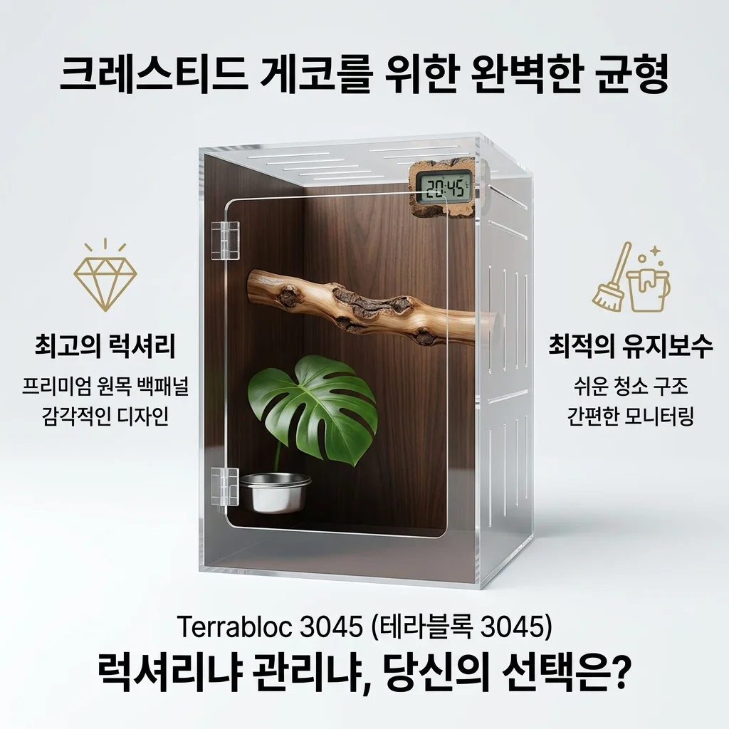 테라블록 3045 크레사육장, 고급스러운 환경과 관리 편의성 사이의 선택 기준