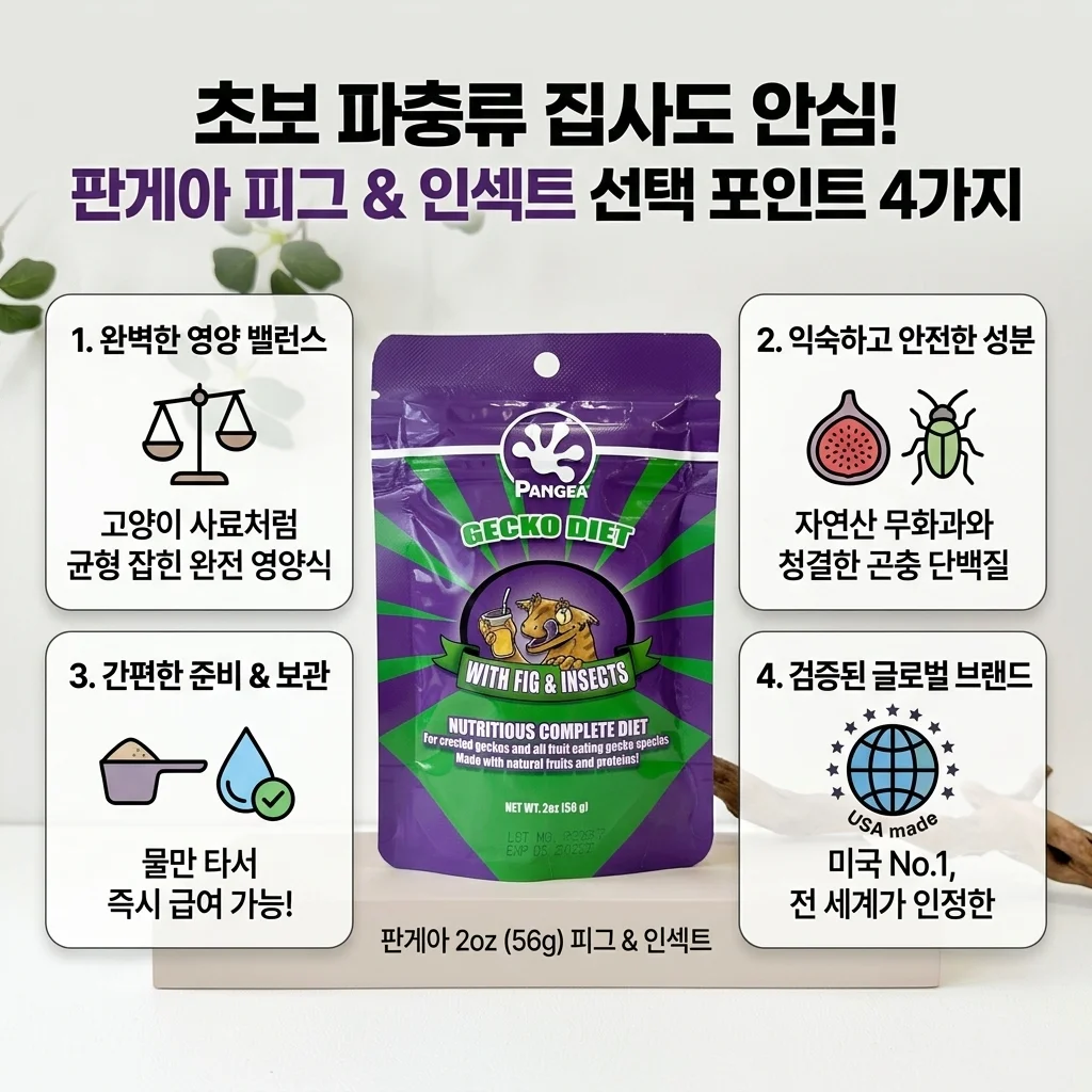 도마뱀 사료 판게아 무화과 인섹트 고를 때 집사들이 멈추는 포인트