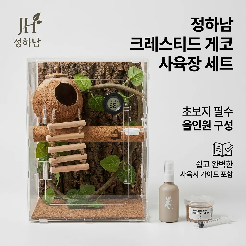 정하남 크레스티드 게코 사육장 세트, 초보자가 구성 고민 끝내는 기준 정리