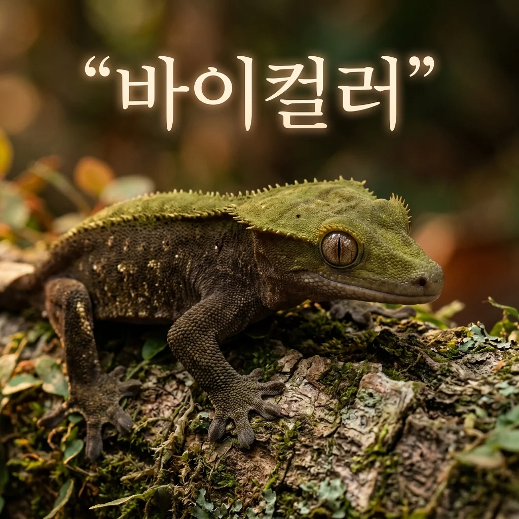 바이컬러(Bicolor) 크레스티드 게코 특징과 유전, 구별법 가이드