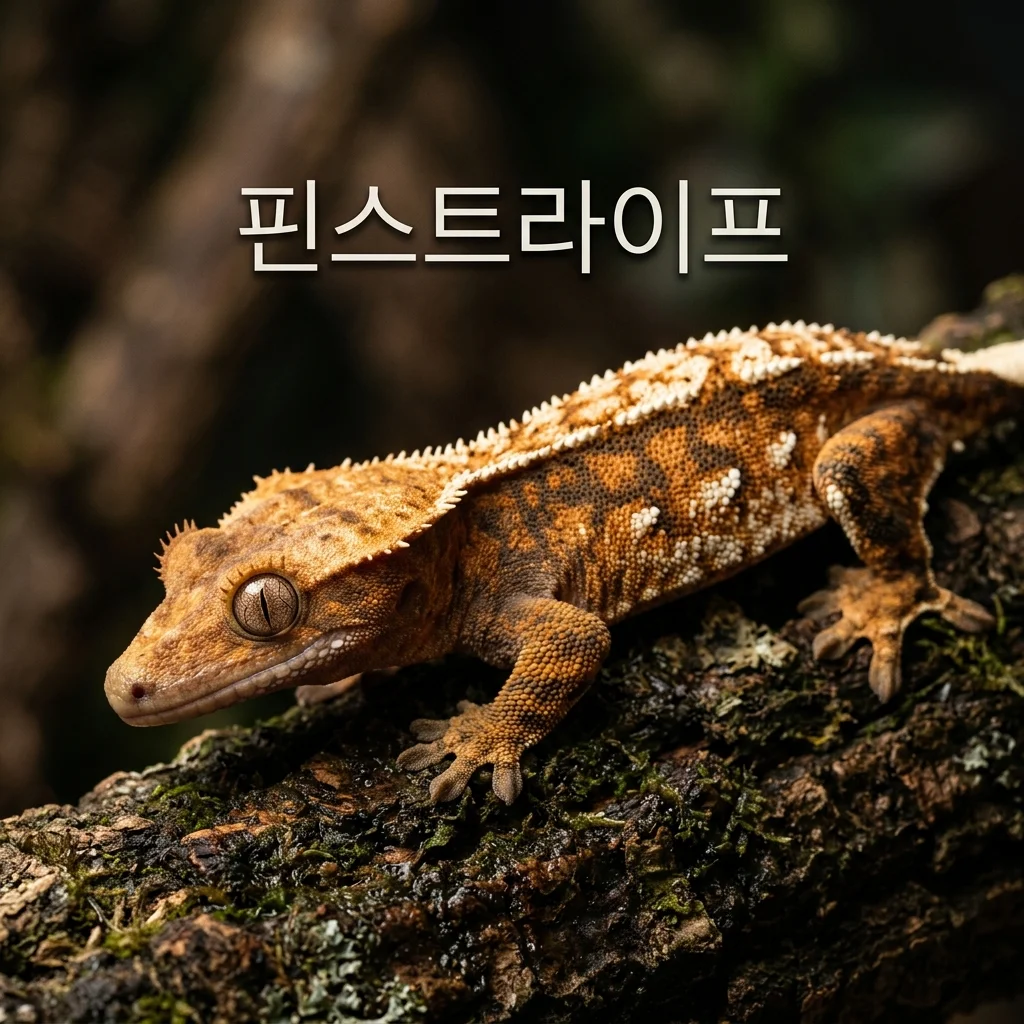 핀스트라이프 크레스티드 게코 완벽 가이드: 모프 구분법과 유전 특징