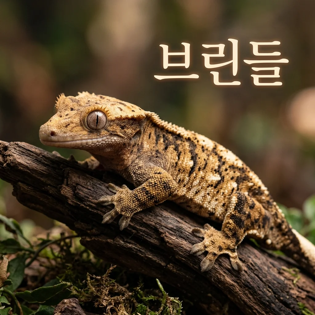 크레스티드 게코 브린들(Brindle) 모프 특징 및 유전 가이드