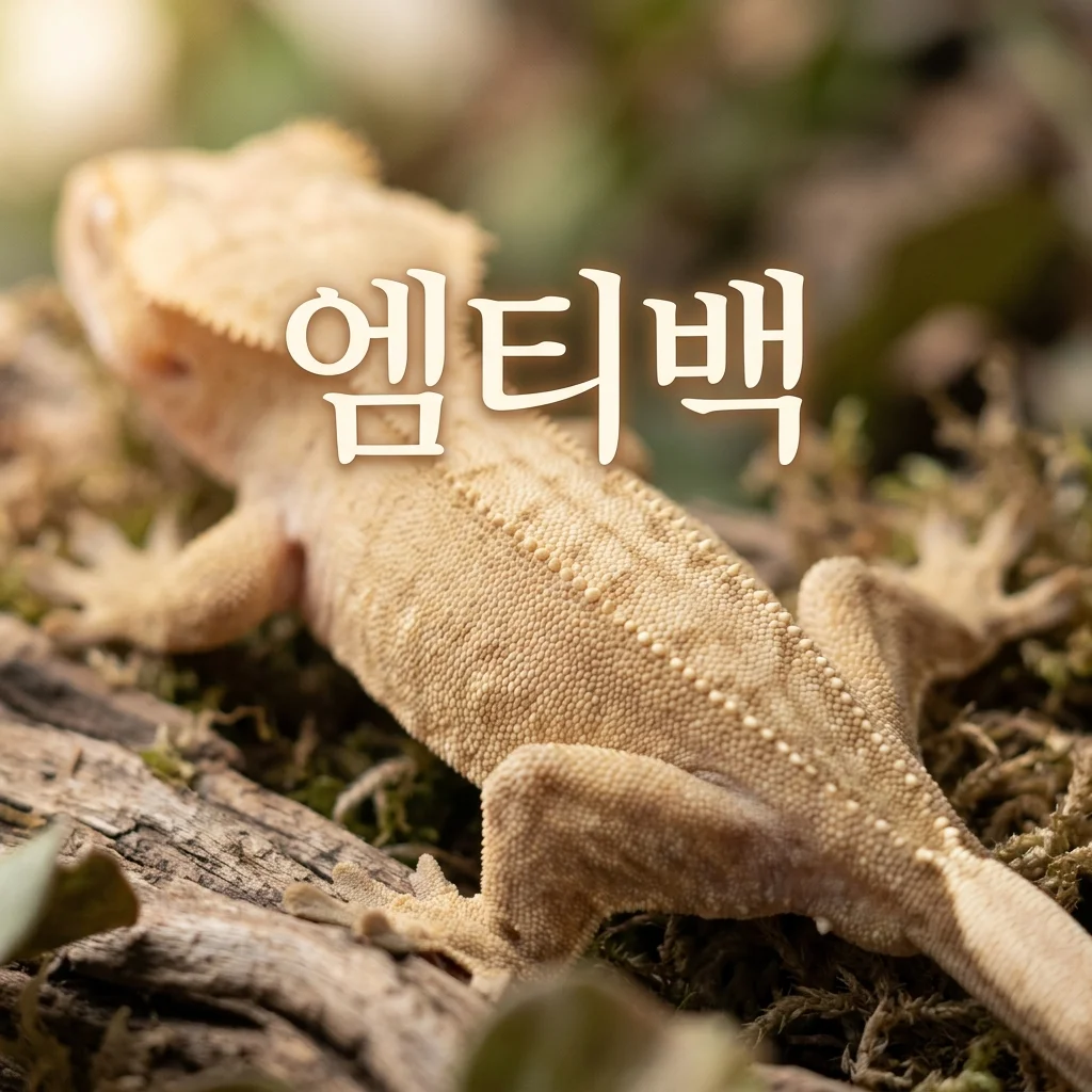 엠티백(Empty Back) 크레스티드 게코 가이드: 유전과 특징 완벽 정리