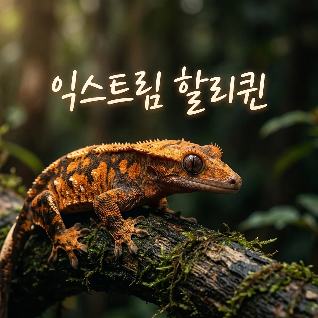 익스트림 할리퀸 크레스티드 게코 모프 특징과 구분법 총정리